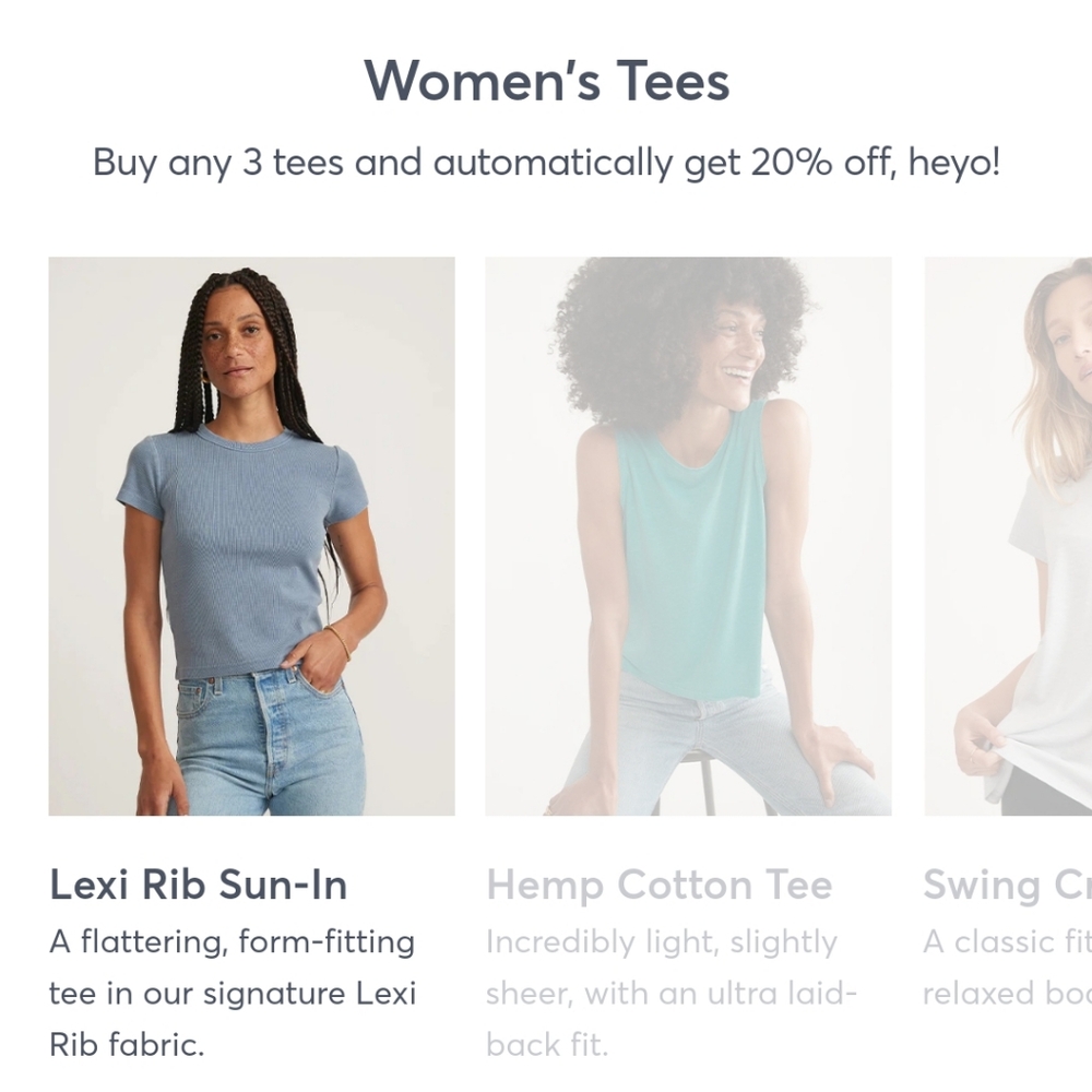 ISO Marine Layer Lexi Rib Sun-In Tee
